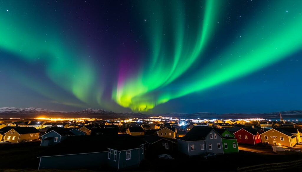 Northern Lights in Reykjavík