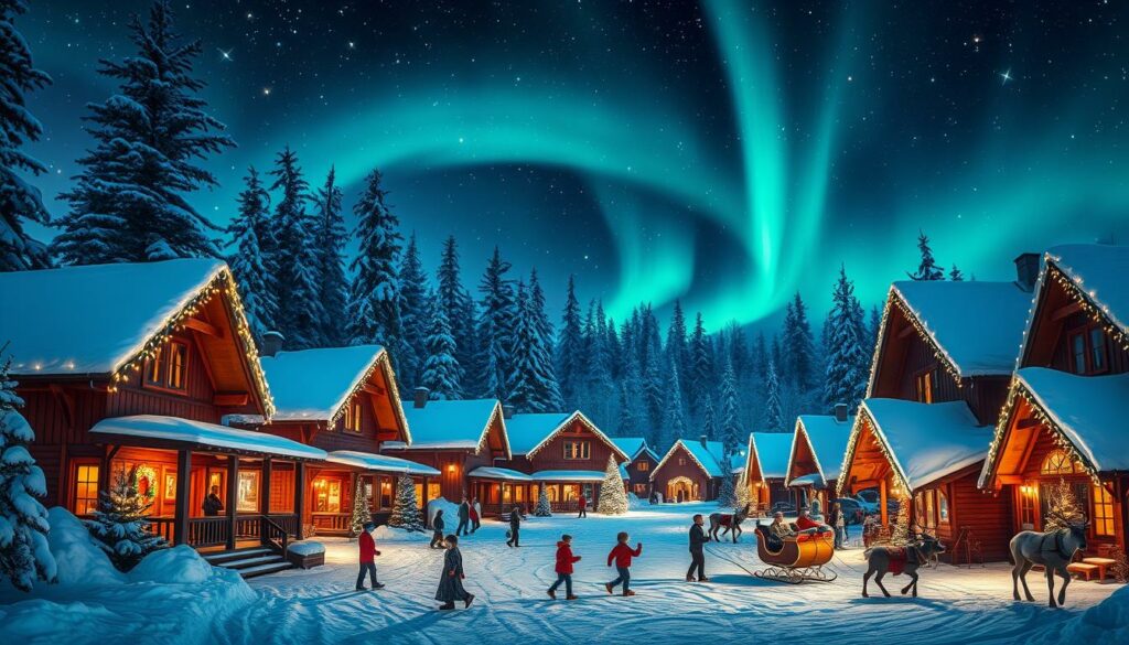 Santa Claus Village in Rovaniemi, Finland