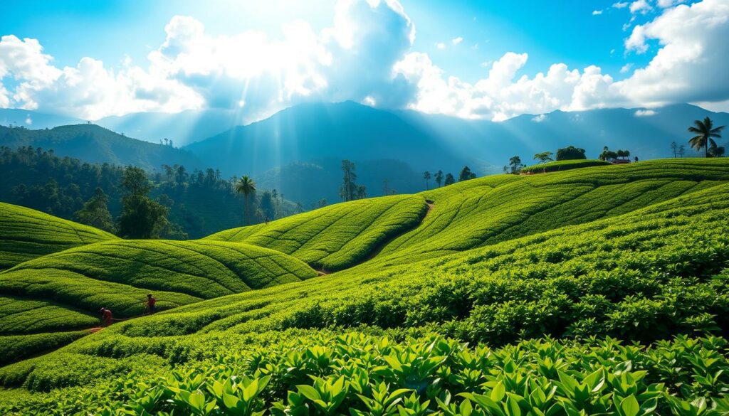 Sri Lanka tea plantation