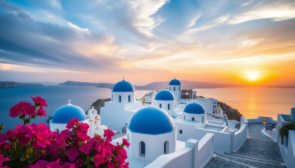 santorini architecture