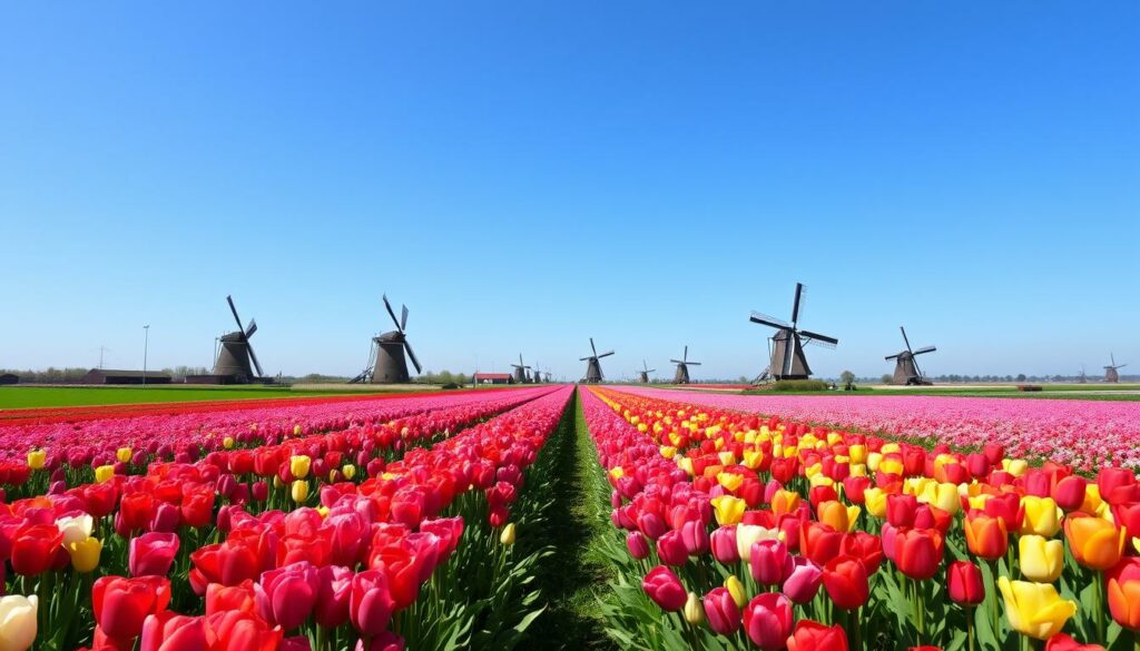 tulip fields netherlands