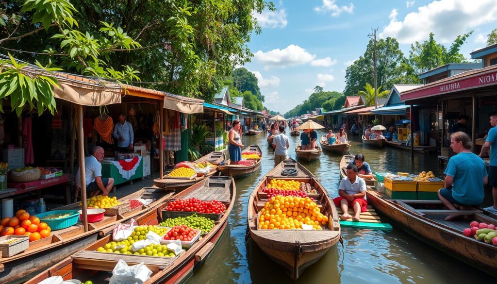 Bang Namphueng Floating Market