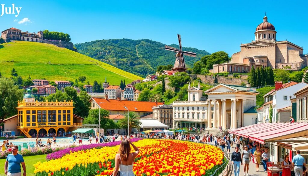 Best European countries to visit in July