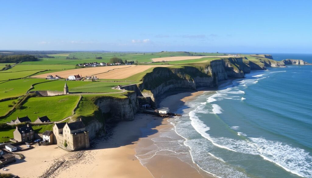 Normandy coast