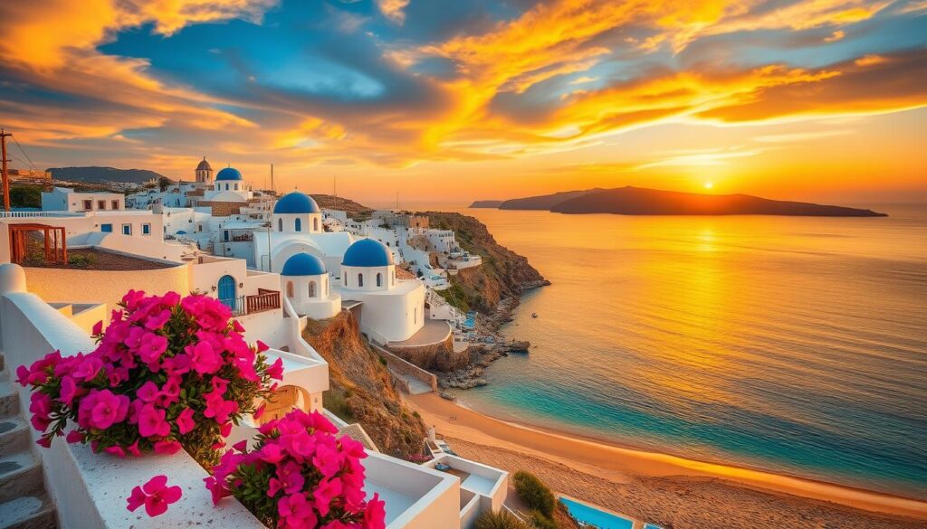 Scenic Greek island