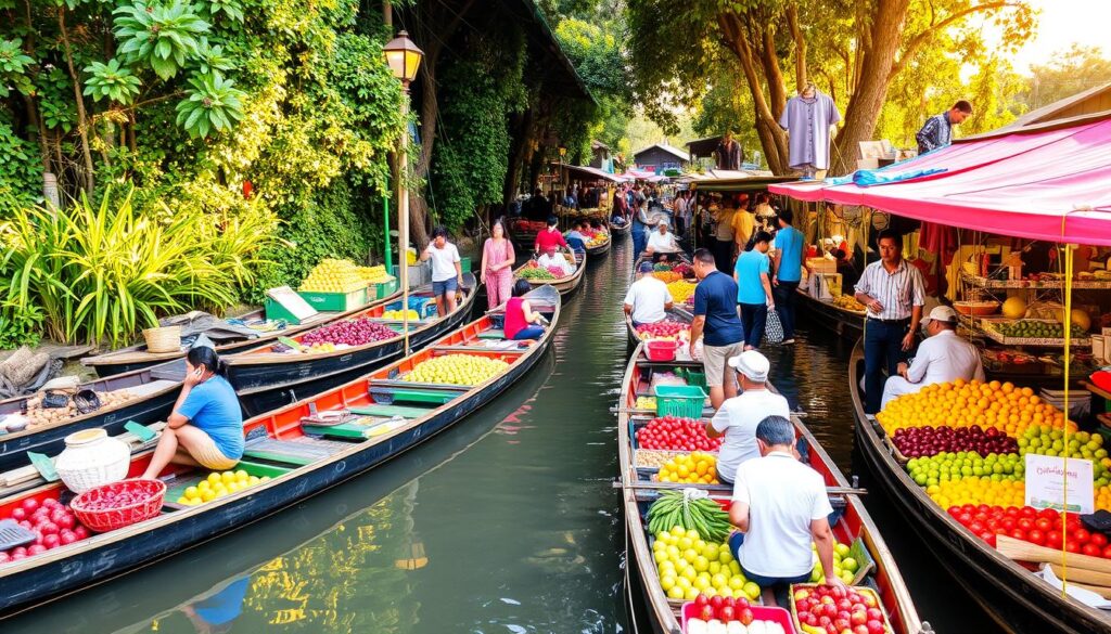 damnoen saduak floating market