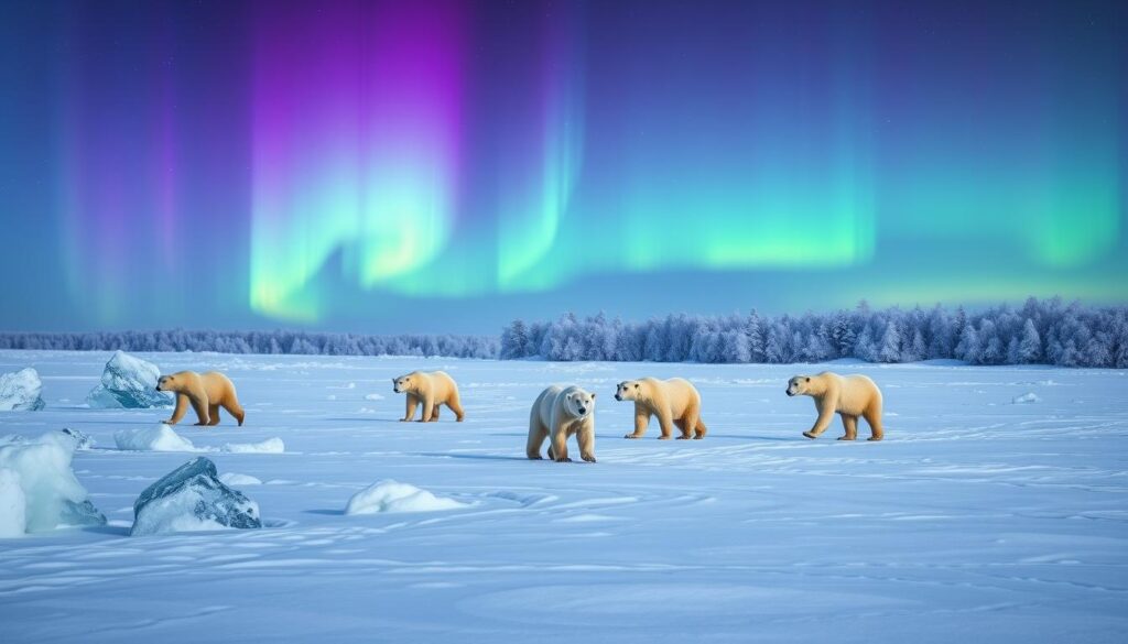 Polar bears in Churchill